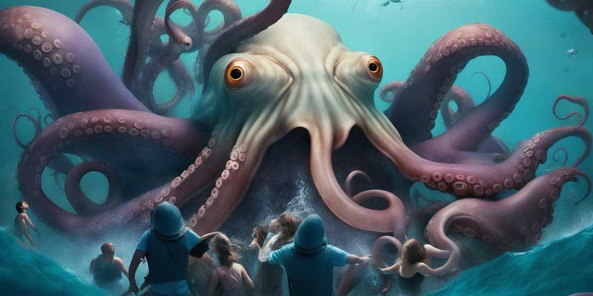 Dreams about an Octopus Attacking a Group of People