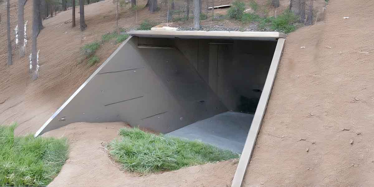 Dream about Taking In-Ground Shelter from Tornado 