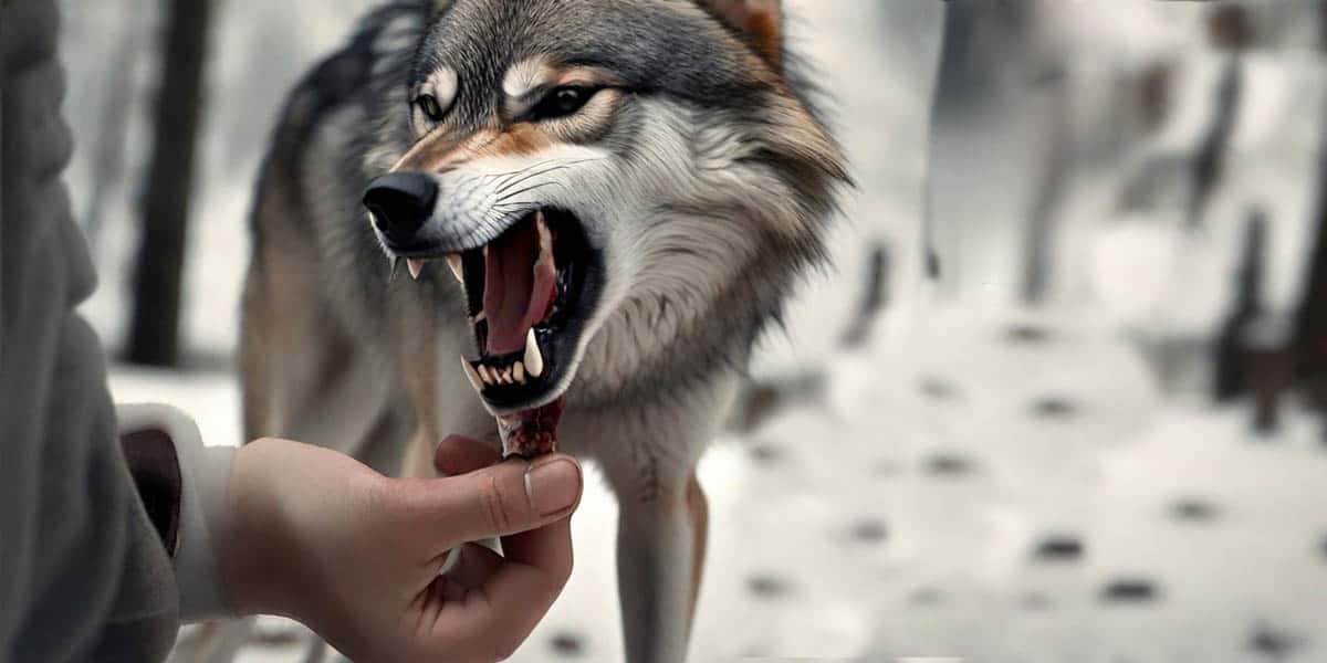 Wolf Biting Your Hand