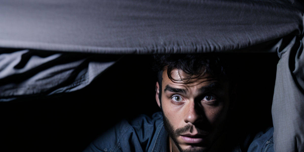 Hiding Under a Bed from a Killer