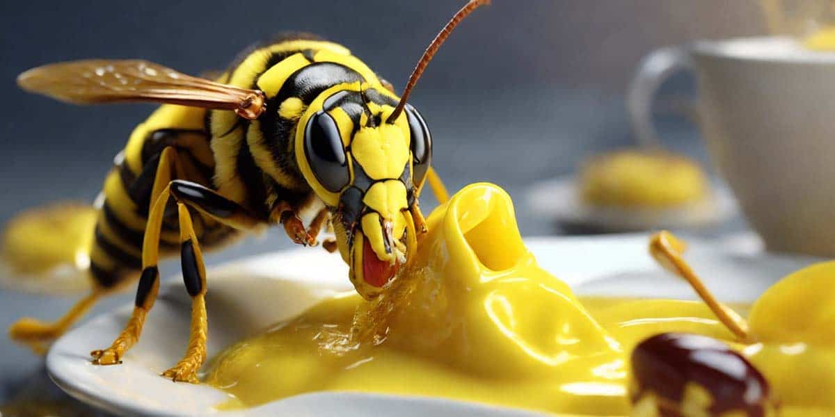 Yellow Jacket Eat Sugary Foods