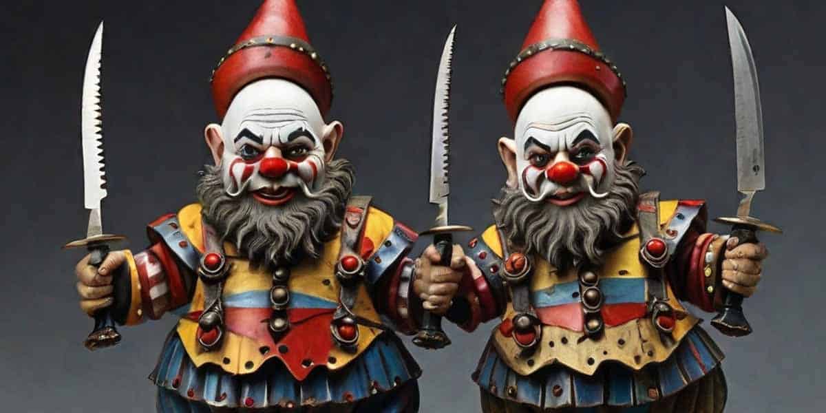 Dwarf Clowns Attack You