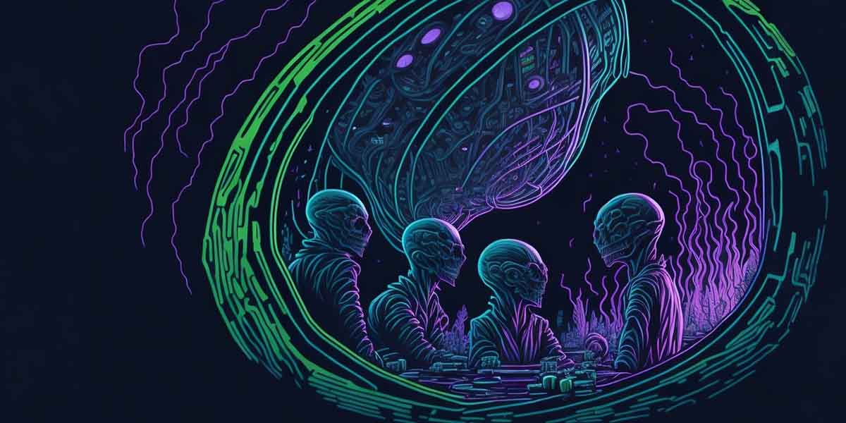 Seeing Aliens Inside a UFO