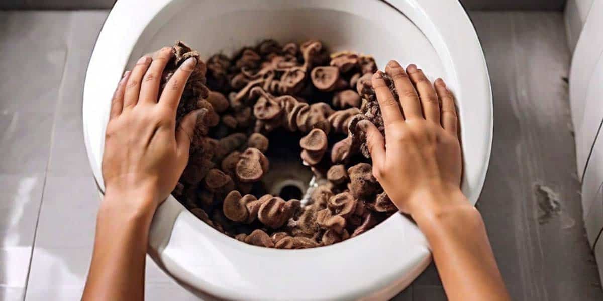 Cleaning Poop Using Hands