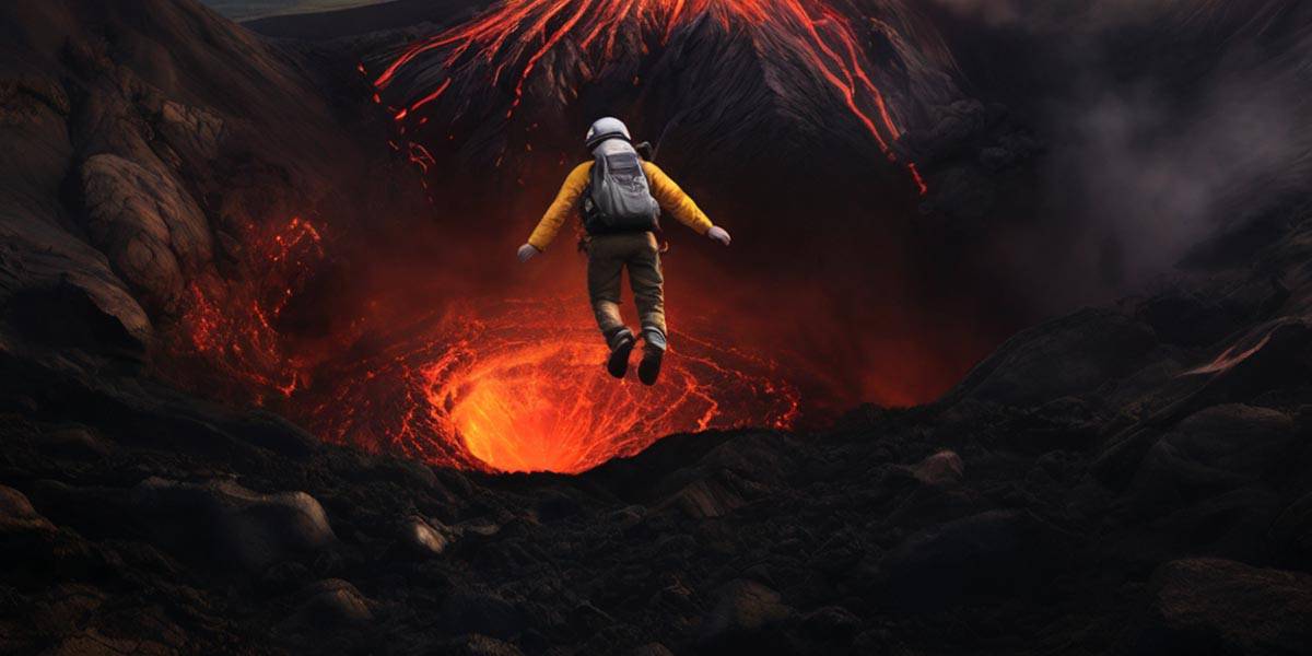 Dream of Falling into a Volcano