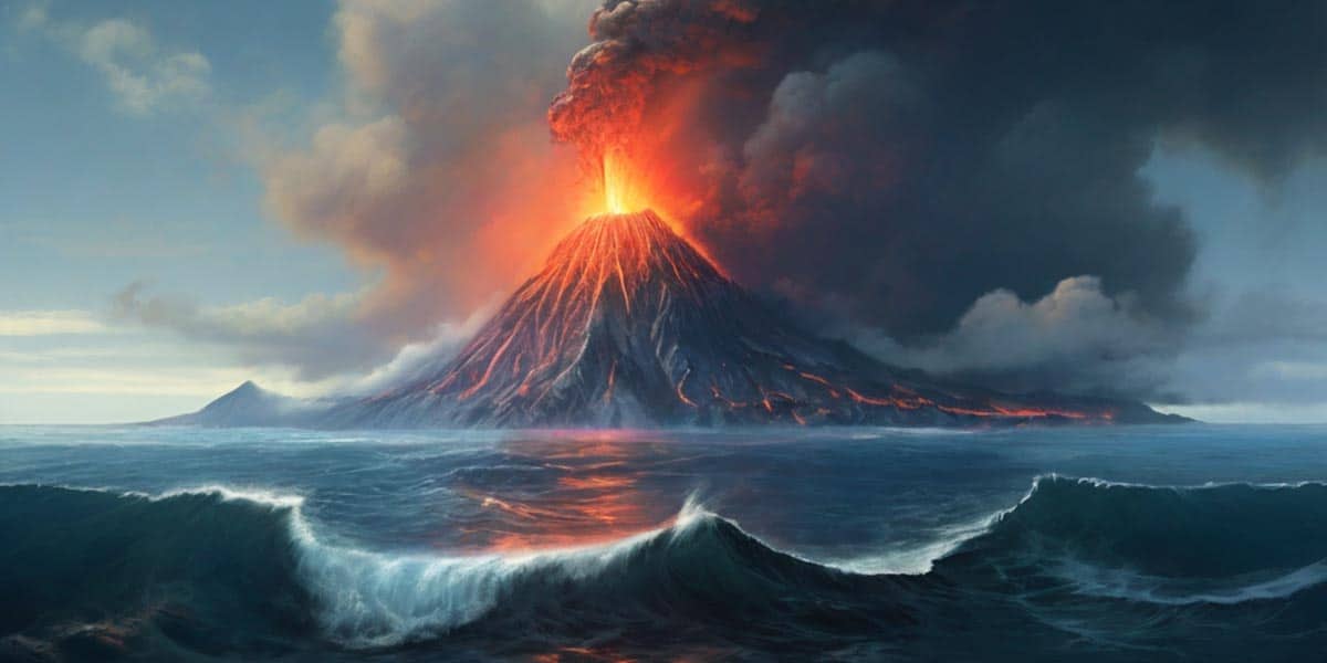 Dream of Seeing a Volcano in the Sea